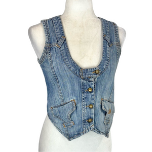 Wrangler vintage denim waistcoat vest